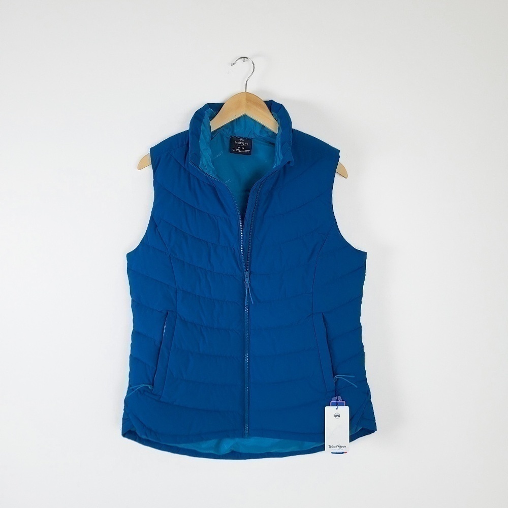 NWT Wind River Hyper-Dri T-Max Puffer Vest insulated sleeveless turtleneck